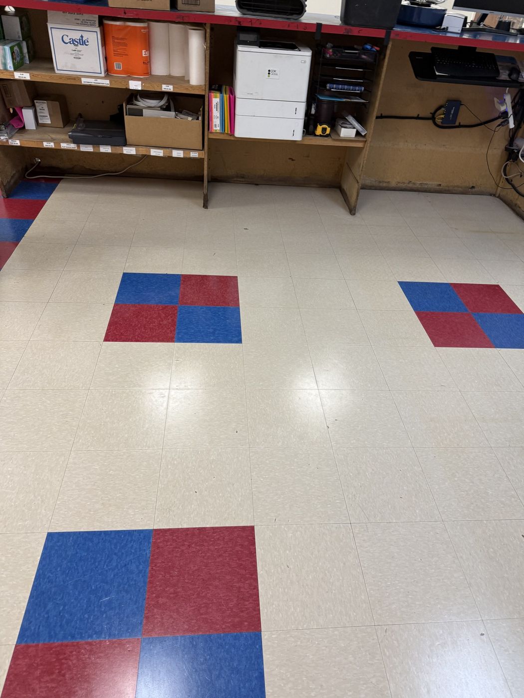 Commercial floor cleaning